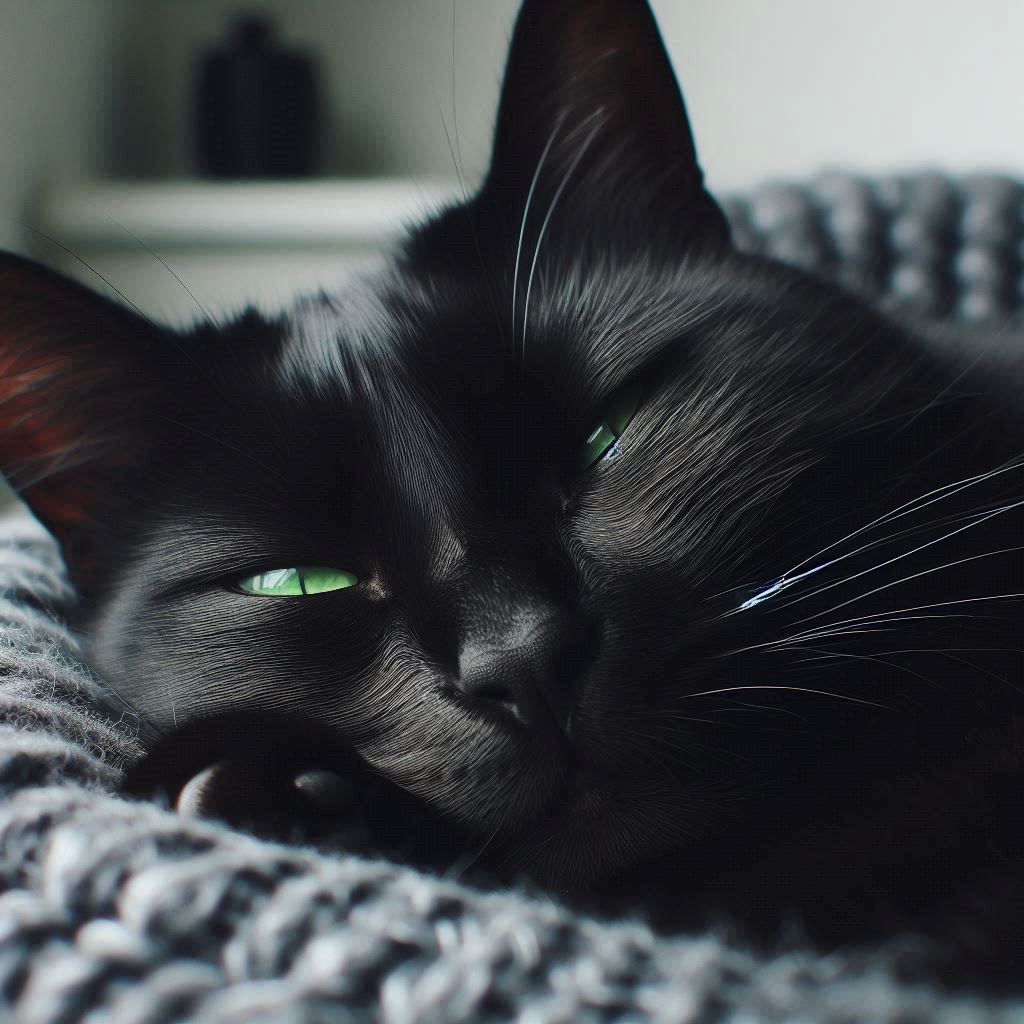 Мурзик спит на солнышке